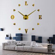 EverTrust(TM) new wall clock reloj de pared quartz watch europe horloge home living room 3d acrylic mirror vintage... N6