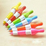 Pink Lizard 2 X Retractable Bowling Style Ball Point Pen N5