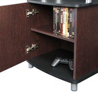 Altra Carson Audio Stand, Cherry/Black N3