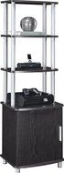 Altra Carson Audio Stand, Cherry/Black N5
