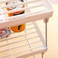 Plastic Foldable Storage Racks Home Bathroom Closet Kitchen Shelving Shelf Holders Organizer N7