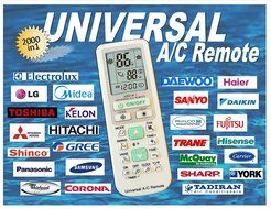 Universal A/C Remote Replacement Remote Control with 2000 Codes N6