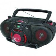 Naxa Portable MP3/CD AM/FM Stereo Radio Cassette Player/Recorder with Subwoofer and USB Input N3