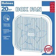 Holmes HBF2010A-WM Box Fan, Metal, 20-Inch, White,Three speed settings N2
