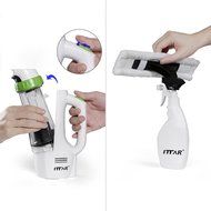 Ittar window vacuum cleaner kit with powersqueegee,spray bottle,microfiber cleaning head,exstension pole,suction... N11
