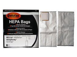 12 Riccar Radiance Simplicity Synergy X9 Hepa Vacuum Bags, Upright Vacuum Cleaners, RSLP-6, S9-6, S9-6. Number...