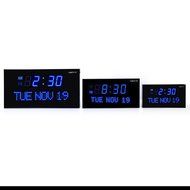 Ivation JID0222GRN Big Oversized Digital GreenLED Calendar Clock with Day and Date (Green) N8