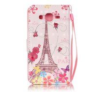 Galaxy J5 Case,ikasus Shiny Glitter Diamond Colorful Painted PU Leather Flip Wallet Pouch Stand Credit Card ID... N18