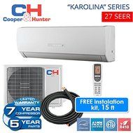 27 SEER 9,000 BTU Ductless Mini Split Heat Pump Free 15ft Line Set with WiFi