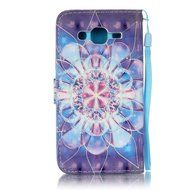 Galaxy J5 Case,ikasus Shiny Glitter Diamond Colorful Painted PU Leather Flip Wallet Pouch Stand Credit Card ID... N23