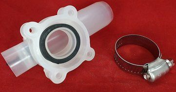 Washing Machine Siphon Break w/ Clamp, for Maytag, AP4023880, PS2017342, 206638