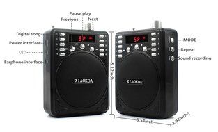 NEWGOOD Bluetooth Portable Voice Amplifier With Wireless Headset Microphone, MP3 Player(SD TF Card/ Flash Drive... N6