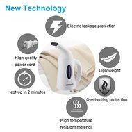 URPOWER Garment Steamer 130ml Portable Handheld Fabric Steamer Fast Heat-up Powerful Travel Garment Clothes Steamer... N7
