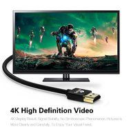 4K HDMI Cable, Kinps 15ft Ultra Slim Cable v1.4 with Ethernet, 24k Gold-plating HDMI Cable with RedMere Technology... N6