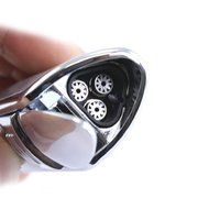 YINO Luxurious Perfect Scorch Torch Triple Jet Flame Butane Cigarette Torch Lighter with Cigar Punch Attachment... N4