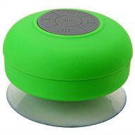 Waterproof Wireless Bluetooth Handsfree Mic Suction Mini Speaker Shower Car (Green) N4