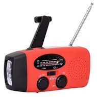 Sportsman Series Rechargeable Weather Radio with Hand Crank and Solar Power