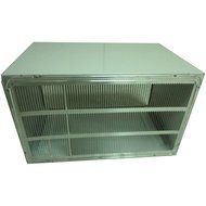 LG 26 In. Wall Sleeve and Stamped Aluminum Rear Grille for Through-the-Wall Air Conditioners - AXSVA4