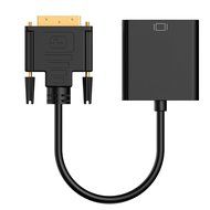 DVI to VGA, DVI 24+1 DVI-D to VGA Active Adapter Converter Cable, for PC, DVD, Monitor, HDTV N5
