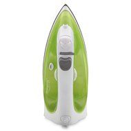 Sunbeam Simple Press 1100 Watt Compact Anti-Drip Non-Stick Soleplate Iron with Timed Auto-Off System, White/Green... N3