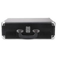 Musitrend Bluetooth Turntable Portable Suitcase Record Player with Built-in Speakers, USB/SD Recorder, Rechargable... N14