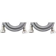 New CERTIFIED APPLIANCE WM60SS2PK Braided Stainless Steel Washing Machine Hose, 2 pk (5ft)