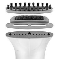 Qualitus Handheld Steam Cleaner with Dust and Hair Brush Attachment N6