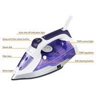 ZZ ES23311-P Advantage Steam Iron Motion-Activated 1400-Watt Auto-Off, Purple N4