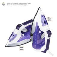 ZZ ES23311-P Advantage Steam Iron Motion-Activated 1400-Watt Auto-Off, Purple N5