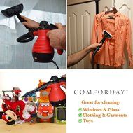 New Version Spill-Proof Multi-Purpose Handheld Steam Cleaner with Safety Lock steamer for stain removal, curtains... N4
