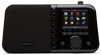 Grace Digital GDI-IRC6000w Wi-Fi Music Player with 3.5-Inch Color Display (White) N13