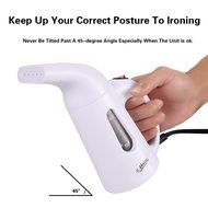 NOSIVA Portable Handheld Fabric Steamer (138 ml), White N6