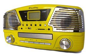 TechPlay ODC35 TR, 3 Spead turntable, programmable MP3 CD player, USB/SD, radio &amp; remote control N9