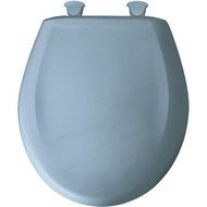 Bemia|#Bemis 200SLOWT 034 Round Closed Front Toilet Seat, Sky Blue, by Bemis