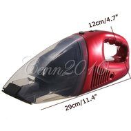 AUDEW Mini Car Vacuum Cleaner Red Hyaline Portable Handheld Wet/Dry 12V 11ft Cable US