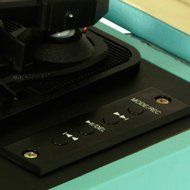 Timestorm XR-636BP Belt-Drive 3-Speed Portable Stereo Bluetooth Turntable(Tupquoise) N4