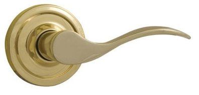 Weslock R0605U3--0020 Bordeau Lever, Polished Brass by Weslock