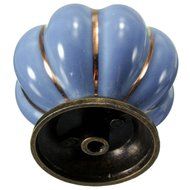 KINGSO 10pcs Pumpkin Ceramic Door Knobs Drawer Pull Handle Cabinet Cupboard Wardrobe N16