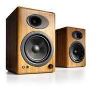 Music Hall USB-1 Turntable Package With Pair of Audioengine A5+ Bookshelf Speakers (Bamboo) N4