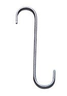 Village Wrought Iron SH-6-A 6 in. S-Hook with .75 in. Openings - Black