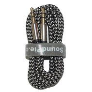 SoundPie 3.5mm Nylon Braid Contrast Color ShoeLace Auxiliary Audio Cable (5ft / 1.5m) AUX Cable for Headphones... N11