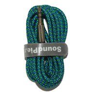 SoundPie 3.5mm Nylon Braid Contrast Color ShoeLace Auxiliary Audio Cable (5ft / 1.5m) AUX Cable for Headphones... N16