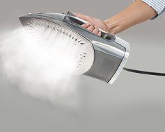 Hamilton Beach Steam Iron with Retractable Cord &amp; Stainless Steel Soleplate (14881) N3