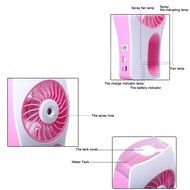 Portable Misting Fan, Handheld Aromatherapy Essential Oil Diffuser, USB Mini Fan with Personal Cooling Humidifier... N4