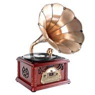 Pyle PTCDCS32BT Retro Vintage Classic Bluetooth Turntable Phonograph Gramophone Record Player, Vinyl-To-MP3 Recording N9