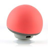 Generic Mini Wireless Bluetooth Mushroom Pattern Speaker for Smartphones Tablets ( Red) N6