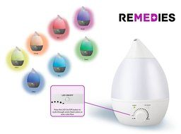 Humidifier,Ultrasonic Cool Mist, Whisper-quiet, Aroma Oil Diffuser, 7 Color LED Night Lights, Auto Shut-off. 2.8... N3
