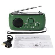 TIVDIO RD-323 Emergency Radio with AM FM Solar Hand Crank Dynamo Self Powered LED Flashlight Smart Phone Charger... N8
