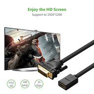 DVI to HDMI Adapter Cable, Ugreen HDMI Female to DVI D Male Video Cable, HDMI to DVI 24+1 Converter 1080P for... N3