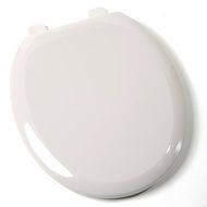 Comfort Seats C1606S80 EZ Close Deluxe Plastic Toilet Seat, Round, Silver by Comfort Seats